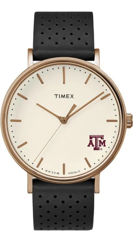 Ladies Timex Texas A&M Aggies Watch Rose Gold Grace Watch Cover
