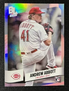 2024 Topps Big League Uncommon Foil Andrew Abbot RC #206 Cincinnati Reds Rookie - Imagen 1 de 2