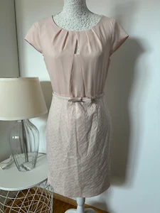 Etuikleid der Marke Comma Pastell Rosa Gemustert Elegant Schick Größe 36 S NEU! - Bild 1 von 5