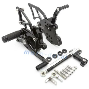 CNC Footpegs Rearset Set For 2015-2024 2023 Yamaha YZF R25 R3 MT03 MT25 Footrest - Picture 1 of 4