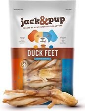 Jack&Pup Duck Feet Dog Chew Dog Treats for Medium Dogs and Small Dogs | All Natu