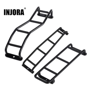 INJORA Straight/Curved Black Metal Side Ladder for 1/10 RC Rock Crawler - Picture 1 of 15
