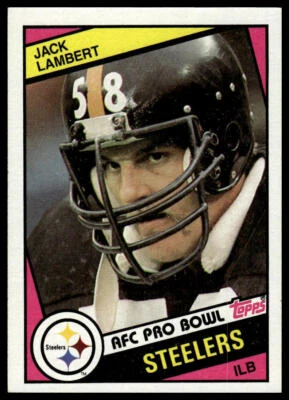 1984 Topps #167 Jack Lambert - Image 1 of 2