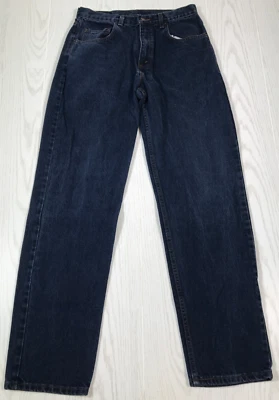 Jeans Arizona vintage para hombre 30x32 azul oscuro 100 % algodón tiro medio cónico años 90 Foto 1 de 4