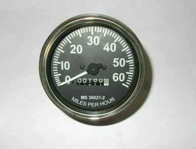 Willys Jeep MB GPW CJ2A CJ3A CJ3B M38 M38A1 M170 M151 Military Truck Speedometer - Image 1 of 2