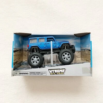 New Ray XTREME Off-Road Blue Jeep Wrangler Rubicon Unlimited  1:32  Die Cast NEW - Image 1 of 2