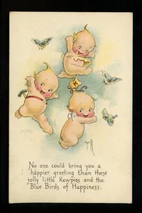 Künstler signierte AK Rose O'Neil Engel Baby Cherub Vintage 1920  - Bild 1 von 2