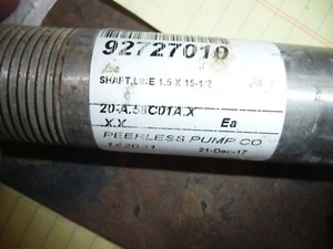 Peerless Pump Shaft 142031 1.5 x 15- 1/2 - Picture 1 of 3