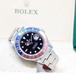 Rolex 40mm Black Dial Pepsi GMT Master REF: 16700 (T series) - Picture 1 of 4