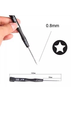 Pentalobe P2 0.8mm Screwdriver For iPhone 15 14 13 12 11 XS 8 7 SE Pro Max XR 6S - Image 1 of 4