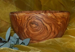 Schale aus Olivenholz Olivenholzschale 20cm Salatschale - Bild 1 von 1