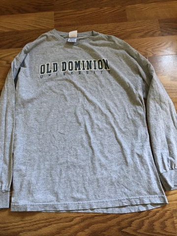 Old Dominion University Long Sleeve Shirt Print Long Sleeve - Gray 2XL Cover