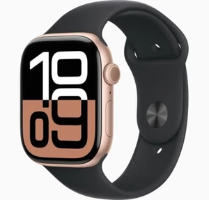 Apple Watch Series 10 - 46 mm - Aluminium Or Rose - GPS - Bon état - Photo 1 sur 1
