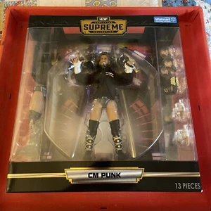 Jazwares AEW CM Punk 6 in Action Figure - AEW0325 Supreme Wal Mart - Picture 1 of 5
