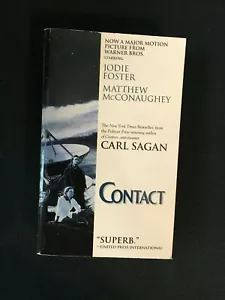 KONTAKT von CARL SAGAN Science-Fiction Roman gedreht Film Einbinden Taschenbuch Sci-Fi - Bild 1 von 2