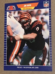 1989 Pro Set #67 Jim Skow RC Football Karte - Bild 1 von 2