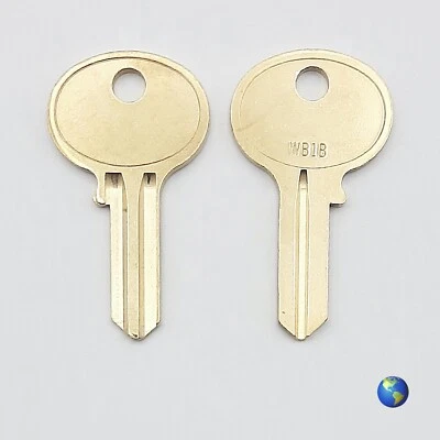WB1B Key Blanks for Various Padlocks by Wilson Bohannan (2 Keys) - Image 1 of 2