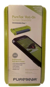 PureGear PureTek Roll-On Kit Screen Shield Kit for Motorola Defy XT XT556 - Picture 1 of 2