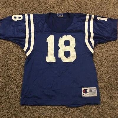 Camiseta deportiva de los Indianapolis Colts Manning 18 campeones de la NFL juvenil M A28 Foto 1 de 4