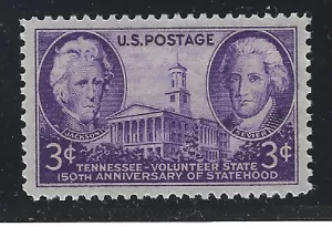 SELLO DE ESTADOS UNIDOS #941--- 3c TENNESSEE - XF-EXCELENTE - COMO NUEVO - GRADO 95 - Imagen 1 de 2