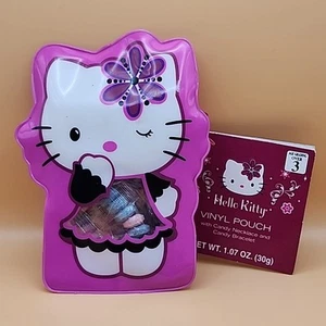 Hello Kitty Vinyl Pouch with Candy Necklace and Candy Bracelet 2006 - Picture 1 of 4