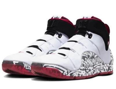 New Nike Zoom LeBron 4 IV Graffiti DJ4888-100 Men Size 9.5 No Box Top Lid - Image 1 of 4