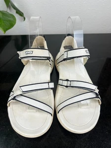 TEVA MUJER VERRA Blanco Negro SANDALIAS DEPORTIVAS TIRAS US 6 - Imagen 1 de 9