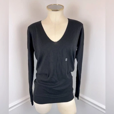 Suéter EXPRESS Manga Larga Ligero Negro 'Hint of Cashmere' Nuevo con Etiquetas | Talla XS Foto 1 de 4
