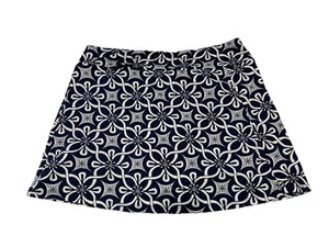 Lulu B donna taglia L ? Pantaloncino Tennis Golf Pickleball Elasticizzato Pull On Blu - Foto 1 di 7