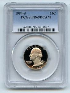 1984 S 25C Washington Quarter Proof PCGS PR69DCAM - Picture 1 of 1