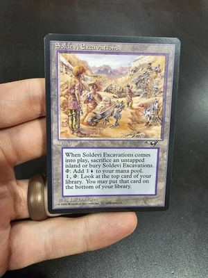 Soldevi Excavations Alliances Regular MTG—Never Played NM—Vintage—Reserve List - Image 1 of 3
