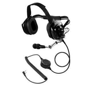 Bommeow Noise Isolation Headphone for BaoFeng BTECH Kenwood NX-1200DV NX-1300DU - Picture 1 of 8