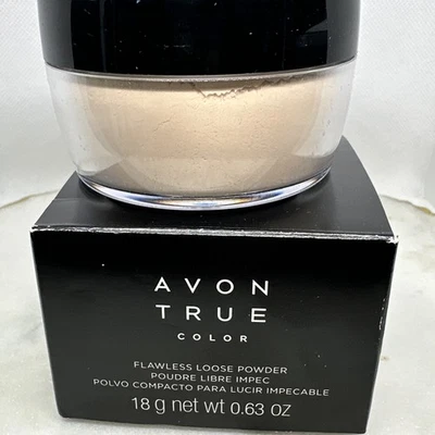 Polvo suelto impecable Avon True Color 18 g 0,63 oz translúcido nuevo en caja Foto 1 de 4