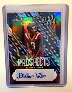 2024 Leaf Heroes & Prospects Da'Quan Felton Auto Bronze #/199 - Picture 1 of 2