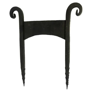 Black Boot Scraper Hand Wrought Iron Extra Large - Picture 1 of 3