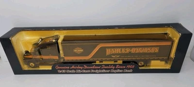 Harley Davidson Motor 100th anniversary Tractor Locking Coin Bank Die-Cast Metal - Image 1 of 4