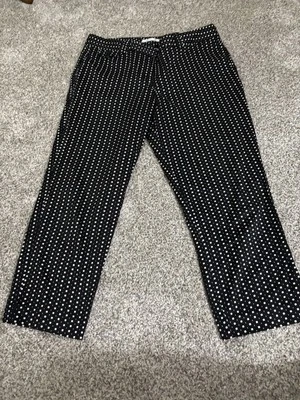 Van Heusen Studio Size 10 Black & White Pants (A346) - Image 1 of 4