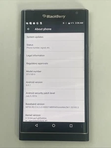 Smartphone BlackBerry Priv STV100-3 32GB 4G Desbloqueado Teclado Deslizable Usado - Imagen 1 de 8