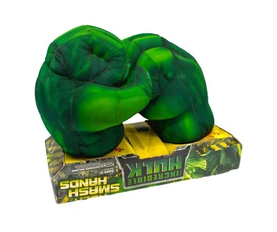 The Incredible HULK Smash Hands Bash Fists | NIB *Not Working - Image 1 of 3