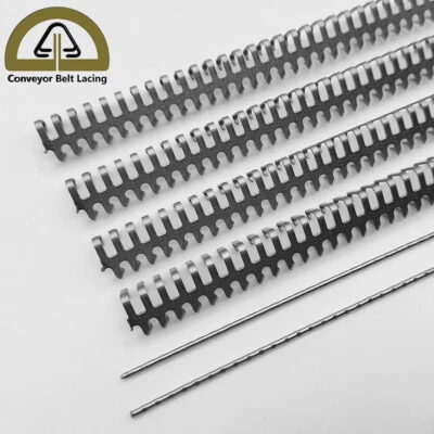 12" Alligator Belt Lacing (Box of 2Set) Belt Lacing Stainless Steel Detachable - image 1 of 4