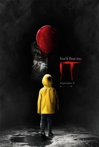 Póster de película promocional original de Stephen King's IT - 11,5""x17"" 2017 como nuevo Pennywise - Imagen 1 de 1