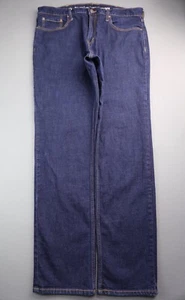 Men's 2017 Old Navy Athletic Fit Flex Jeans Dark Size 36x34 (Measure 36x33) - Picture 1 of 7