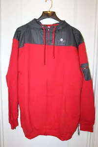 NWT LA Clippers NBA Full Zip Cotton Fleece & Polyester Hoody Jacket Mens 3XLT - Picture 1 of 7