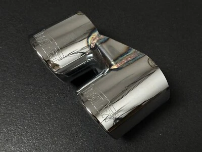 06-09 PORSCHE 997 TURBO - TECHART - VÁLVULA DERECHA PUNTAS ESCAPE TUBO DE ESCAPE CROMADO Foto 1 de 4