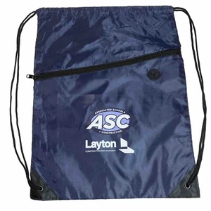 Layton ASC Associated Schools of Construction Backpack Zipper & Drawstring 2024 - Picture 1 of 7