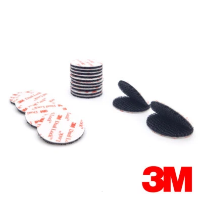 Klettpunkte selbstklebend  Pilzkopf von 3M SJ3550 rund Klett Klettband Menge wäh - Bild 1 von 3