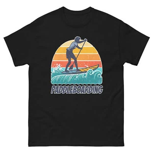 Paddle Boarding Sport Sports Activity Game T-Shirt - Picture 1 of 13