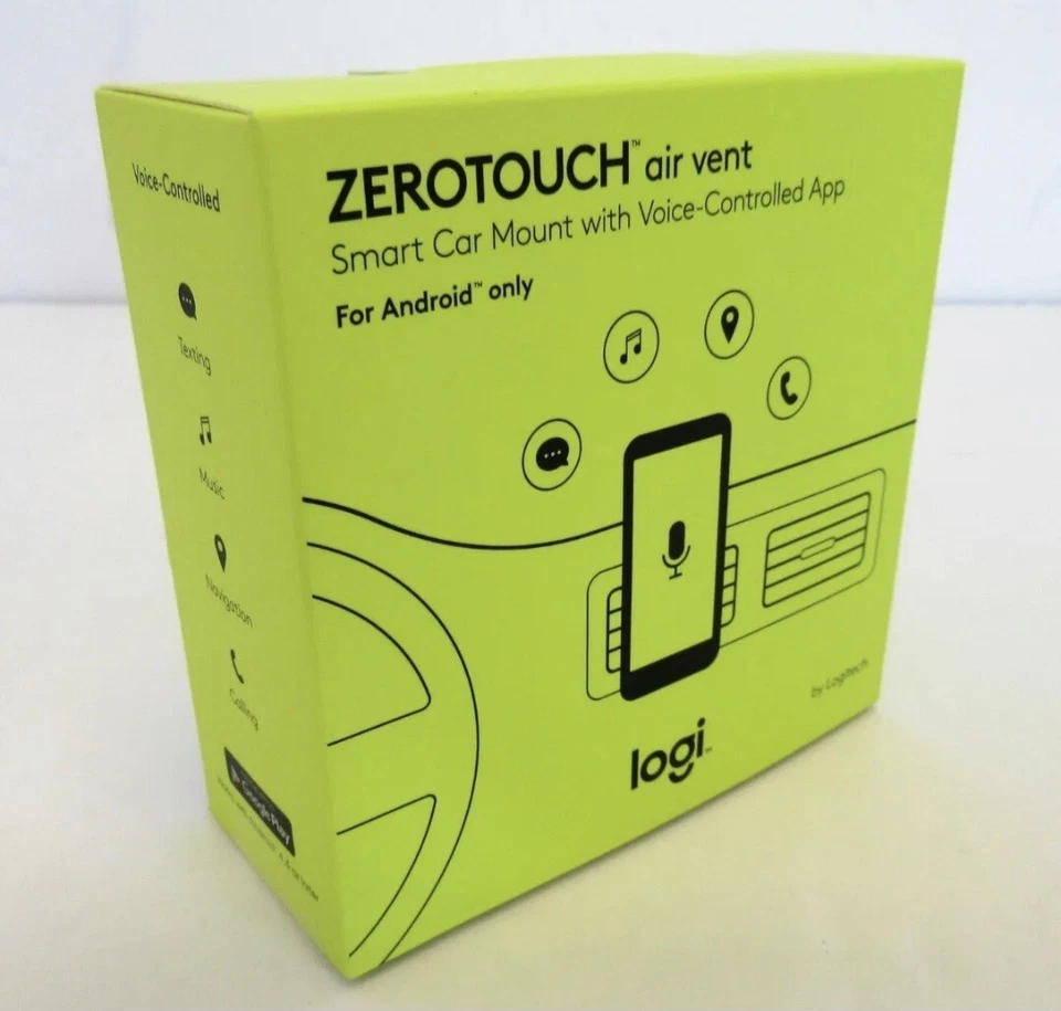 Logitech Zerotouch Smart Car Mount with Voice Controlled Android App Texting - Image 1 of 2