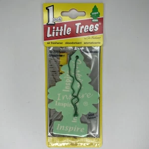 Ambientador colgante Little Tree Inspire Mint Fusion aroma descontinuado 2006 - Imagen 1 de 5