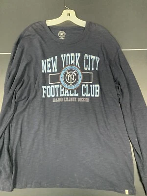 Camiseta manga larga New York City Football Club MLS Soccer 47 marca adulto XXL Foto 1 de 4